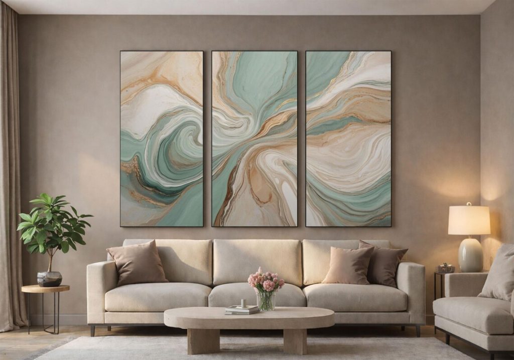 triptych wall art
